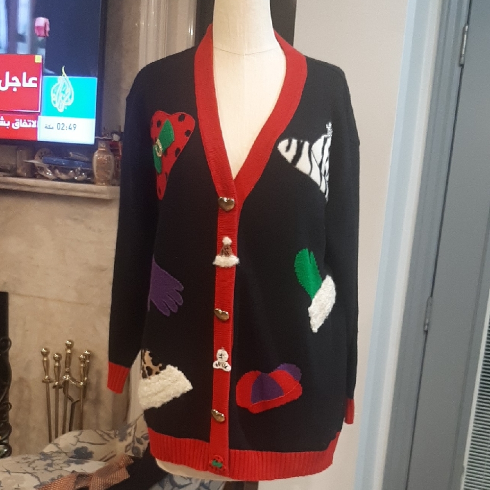 Colorful Patterned Women's Sweater